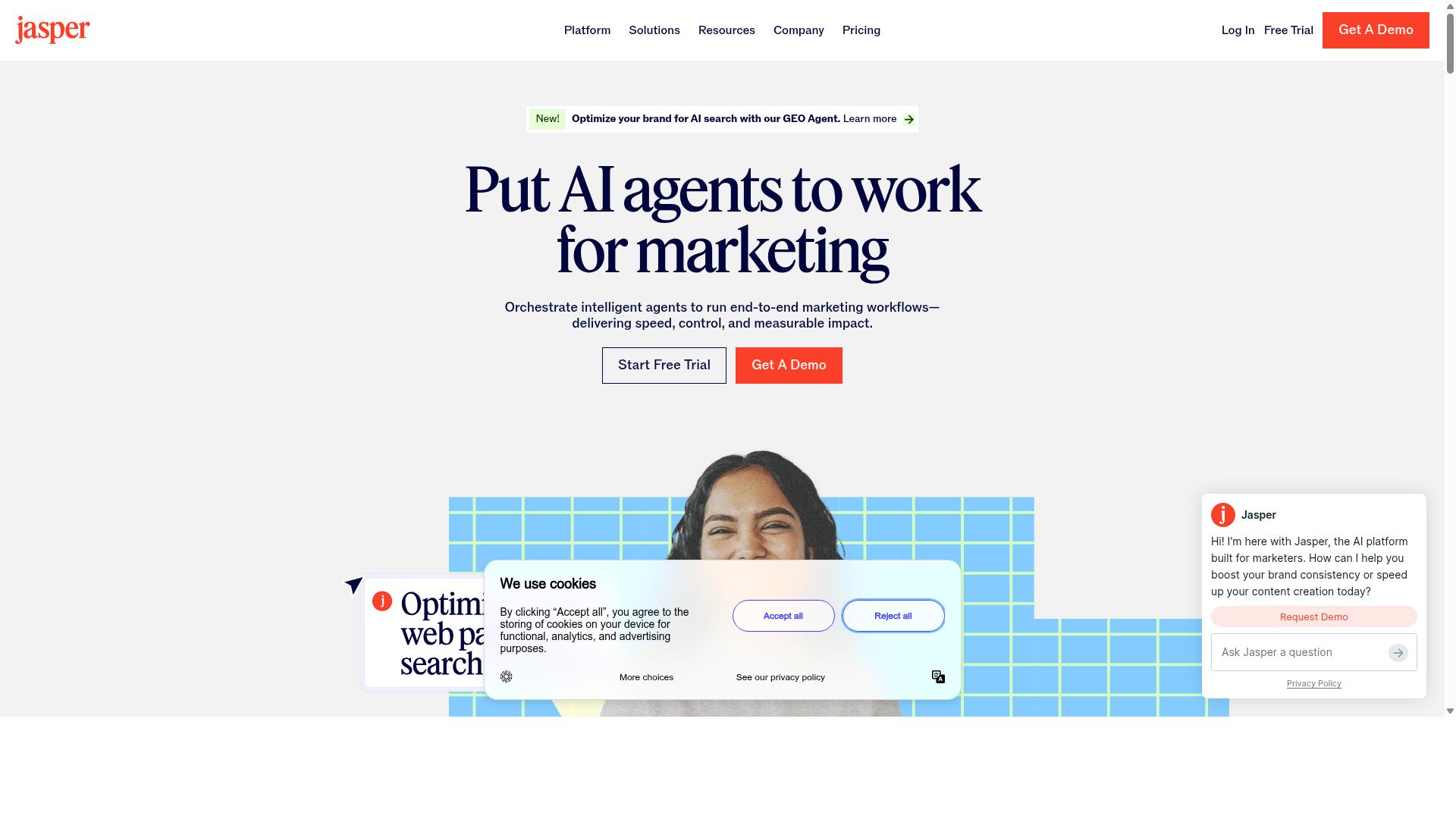 Jasper website