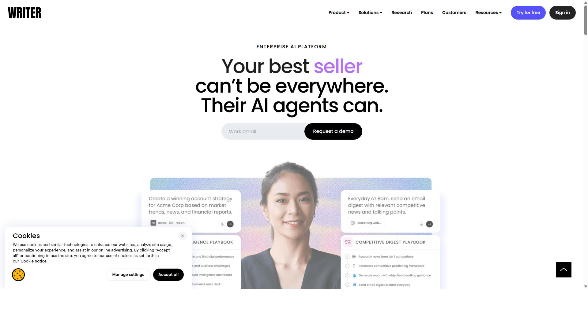 Writer website