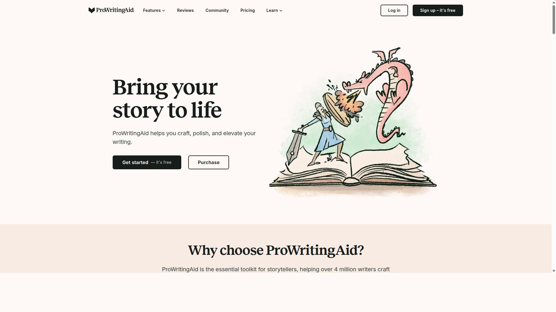 ProWritingAid website